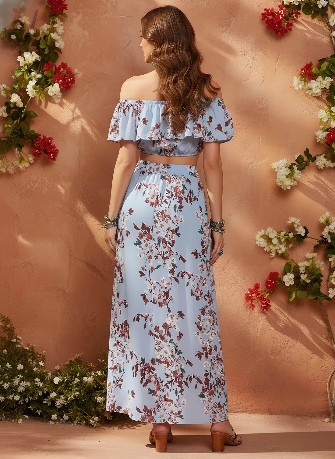 Crop & Palazzo Co-ord