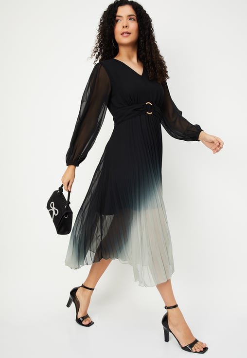 A-Line Midi Dress
