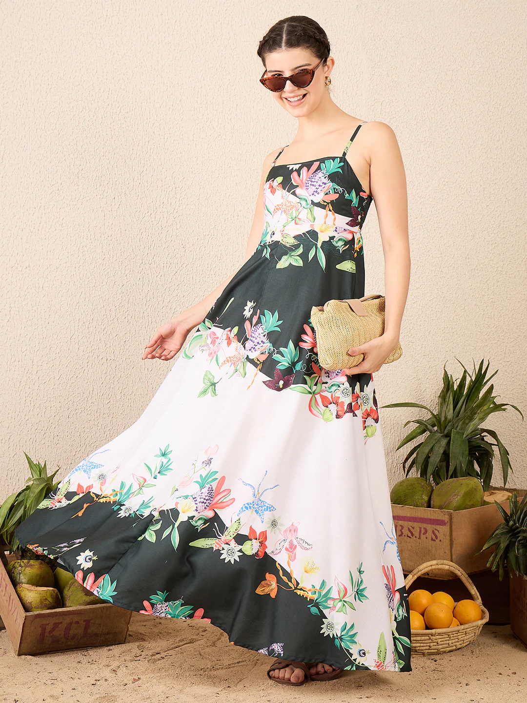 Wrap Midi Dress
