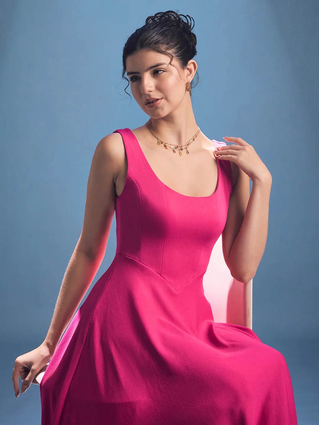 Ruched Party Dress