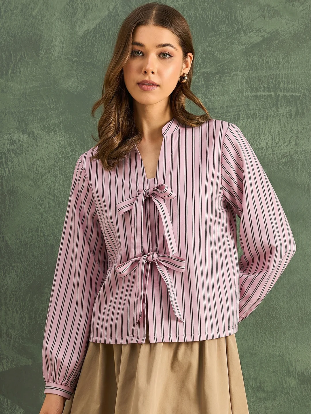 Solid Satin Shirt